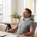 Hollevo™ Nekmassageapparaat met warmte en 5 trilkoppen
