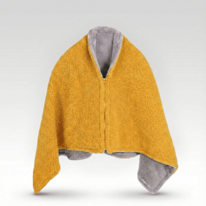 Hollevo™ USB-warmtedeken van sherpa en nepbont met 3 standen