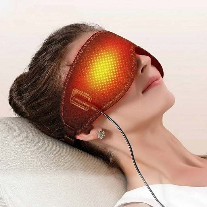 Verwarmd oogmasker met drie warmtestanden en massage