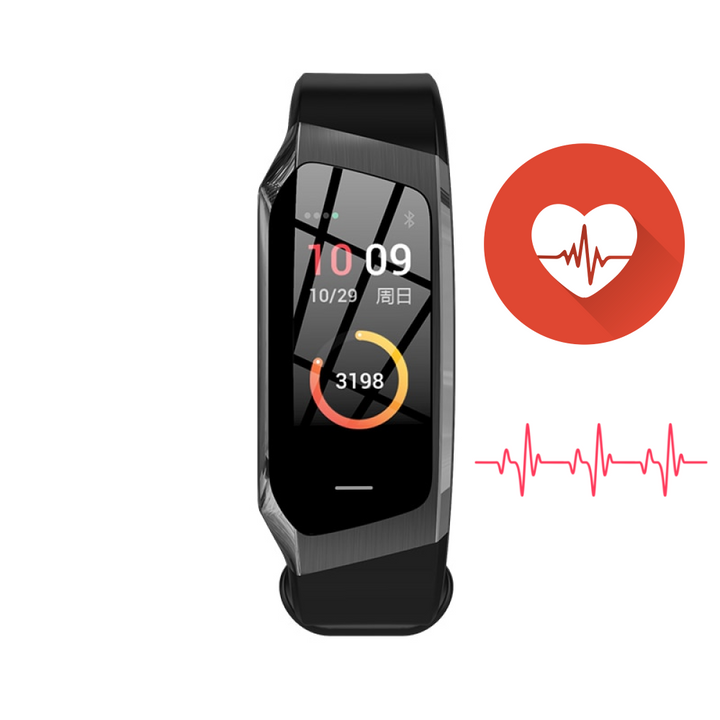 Fitness smartwatch met slaap-, hartslag- en stappenmeter