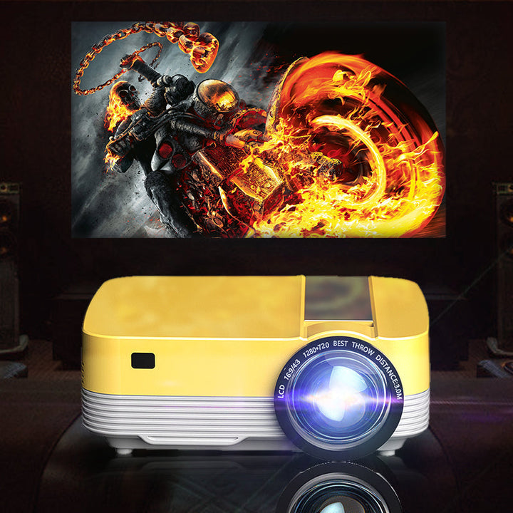Hollevo™ Mini HD-beamer met statief en ingebouwde speakers