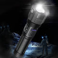Hollevo™ Oplaadbare waterdichte LED-zaklamp met zoom en 5 standen