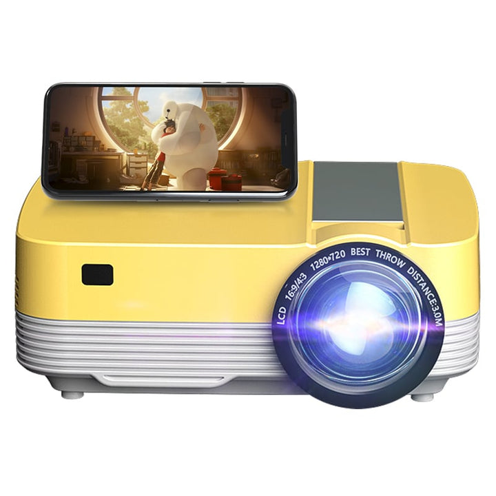 Hollevo™ Mini HD-beamer met statief en ingebouwde speakers
