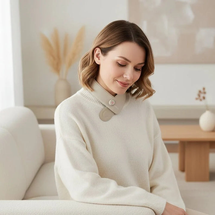 Hollevo™ Oplaadbare nekverwarmer met grafeen en 3 warmtestanden