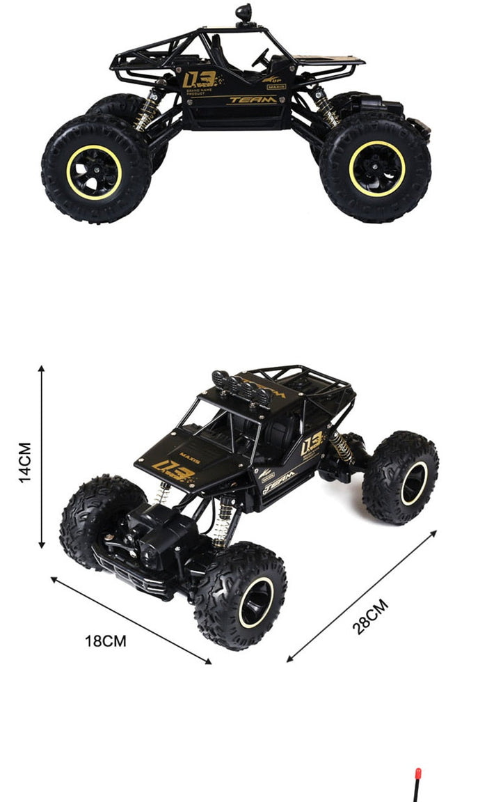 Hollevo™ Bestuurbare monstertruck 4x4 schaal 1:12 voor elk terrein