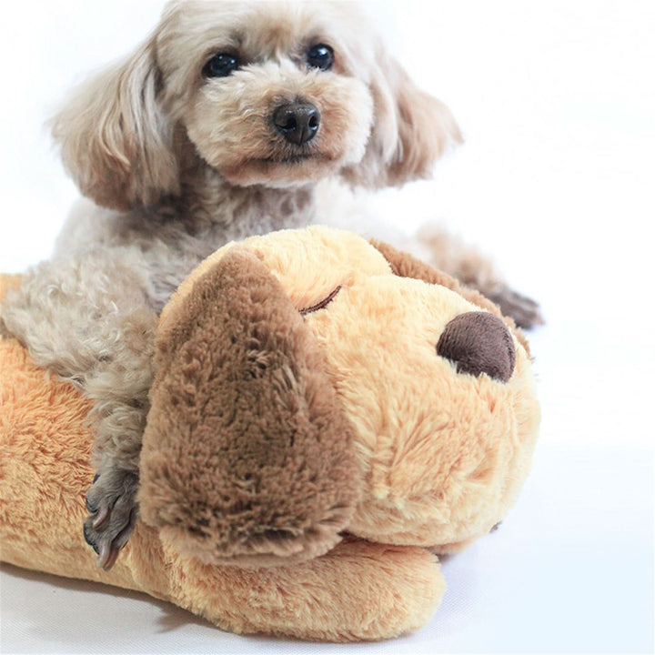 Knuffel met hartslag voor rustige eerste nachten van je pup