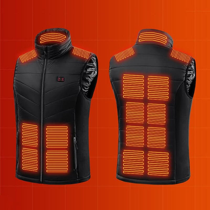 Hollevo™ Verwarmde bodywarmer met 13 warmtezones en 3 standen