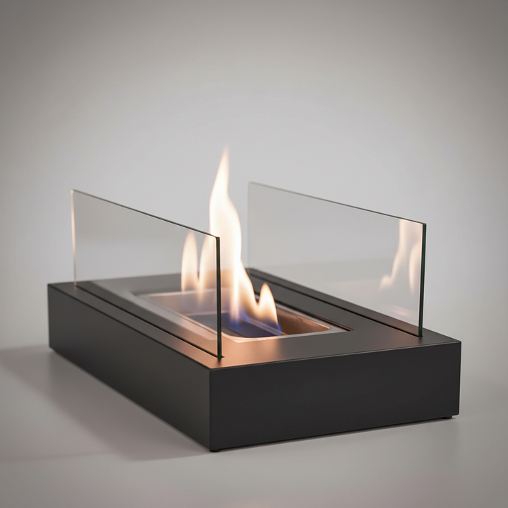Modern binnen / buiten vuur kenmerk – elegant sfeer