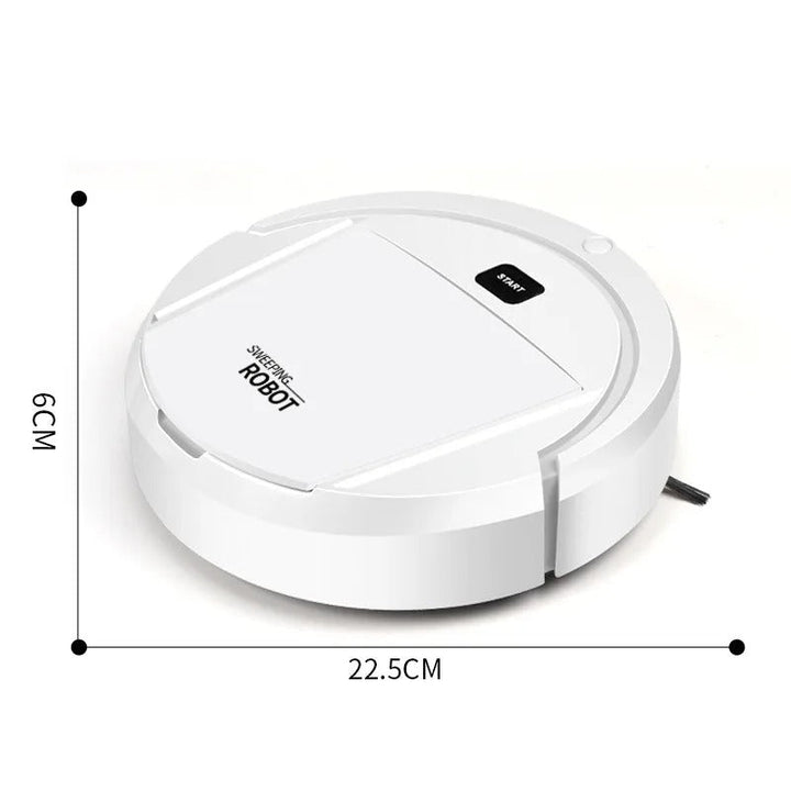 Stille robotstofzuiger met HEPA-filter en bediening met één knop