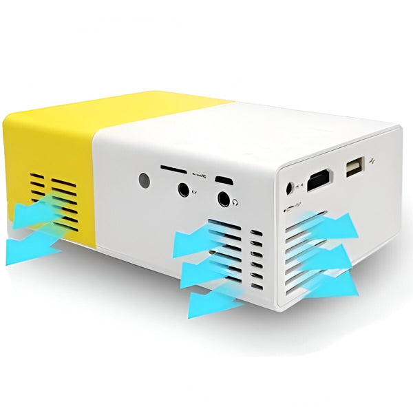 Hollevo™ Draagbare mini HD-beamer voor bioscoop op groot scherm thuis
