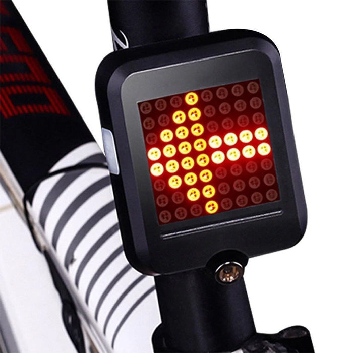 Hollevo™ Slim led-achterlicht voor de fiets met richtingaanwijzers