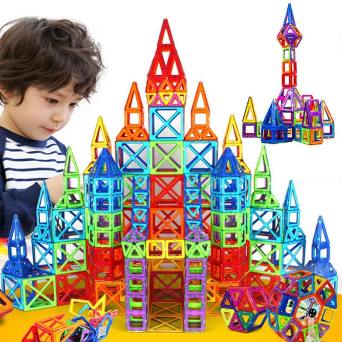 Hollevo™ Magnetische mini-bouwblokken 110 stuks voor creatief spelen