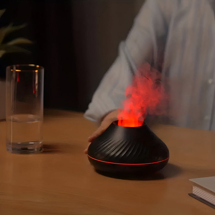 Hollevo™ Ultrasone aromadiffuser en luchtbevochtiger met licht in 7 kleuren