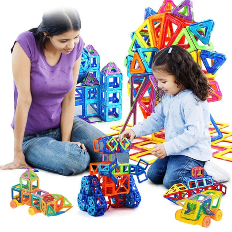 Magnetische mini-bouwblokken 110 stuks voor creatief spelen