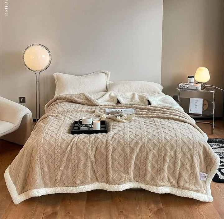 Zacht comfort deken voor bed, bank, en reizen