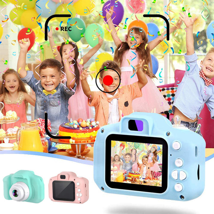 Schokbestendige digitale camera voor kinderen met filters