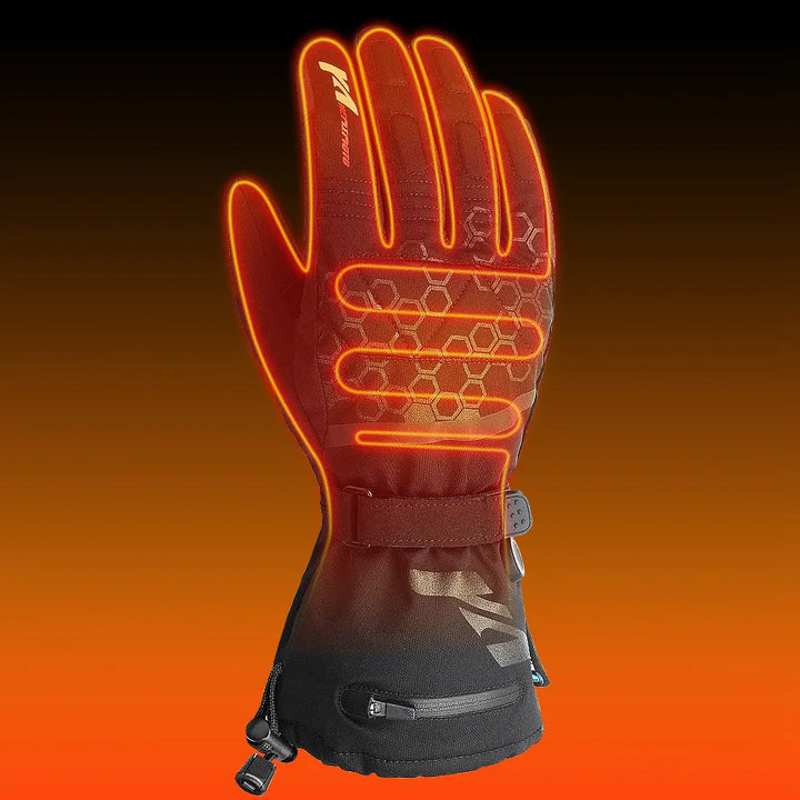 Hollevo™ Waterdichte oplaadbare verwarmde handschoenen, 2500 mAh