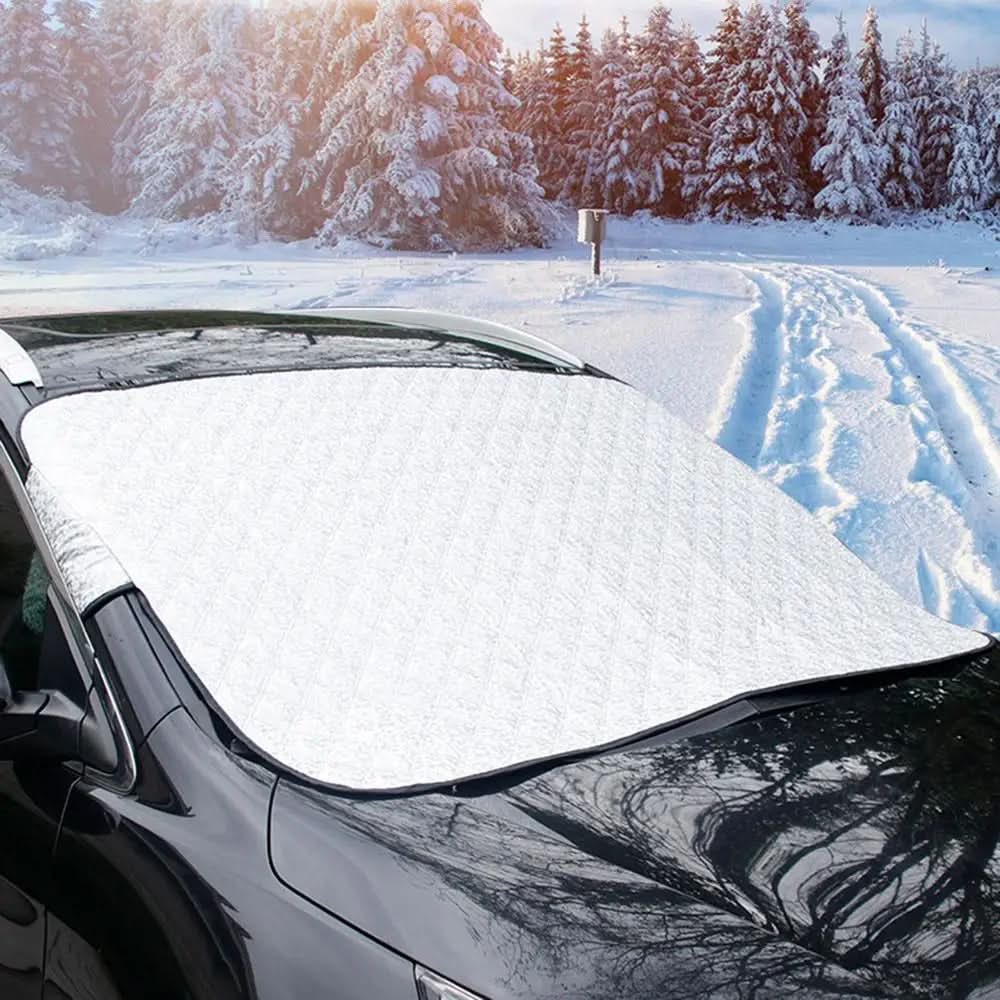 Hollevo™ Magnetische sneeuwhoes voor je voorruit met drie sterke magneten