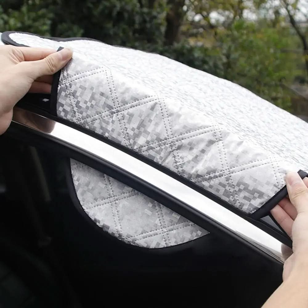 Hollevo™ Magnetische sneeuwhoes voor je voorruit met drie sterke magneten