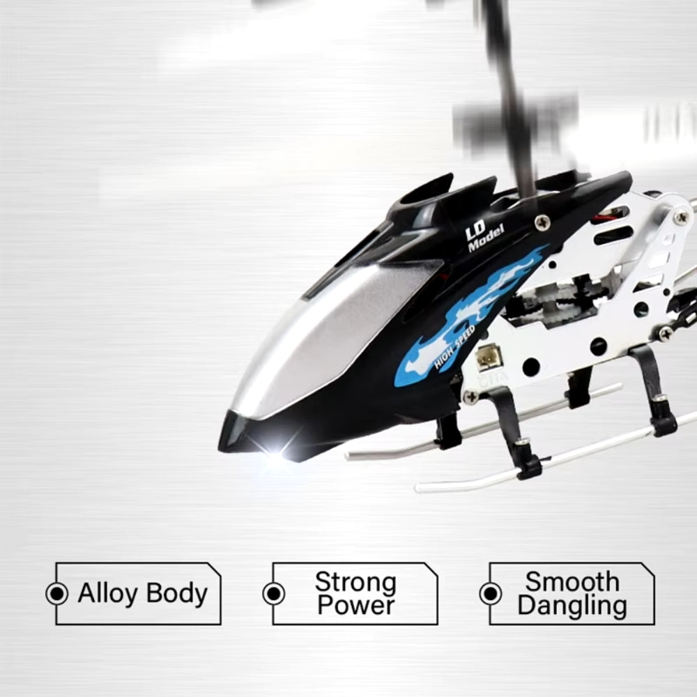 Hollevo™ Bestuurbare helikopter met LED-verlichting en gyro voor stabiel vliegen