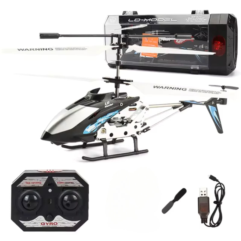 Hollevo™ Bestuurbare helikopter met LED-verlichting en gyro voor stabiel vliegen