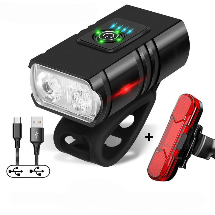 Hollevo™ Fietsverlichting voor en achter met 1000 lumen en USB