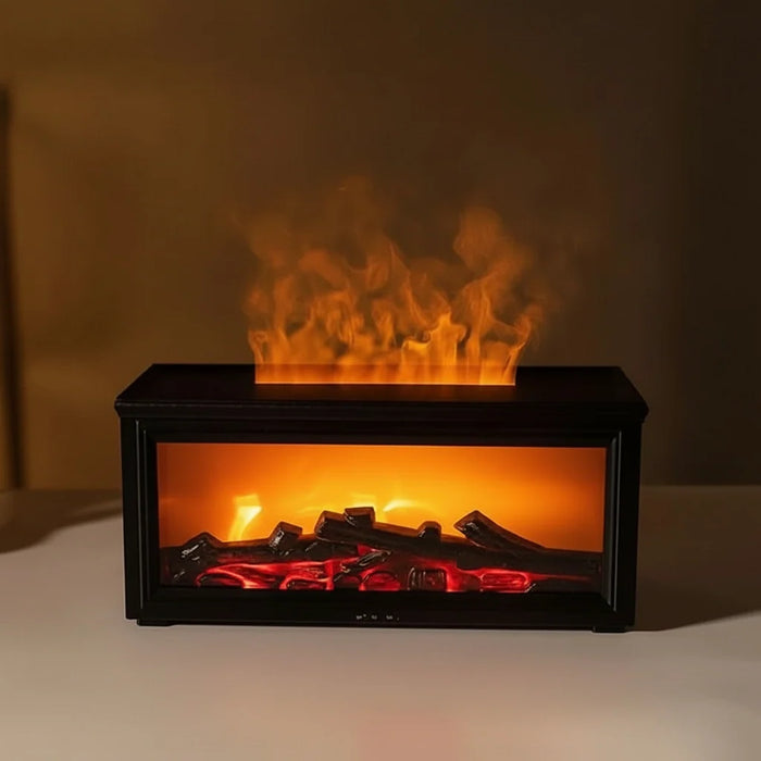 Hollevo™ Aromadiffuser met vlameffect en zeven lichtkleuren