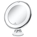 Hollevo™ Draadloze LED-make-upspiegel met 7x en 10x vergroting en zuignap