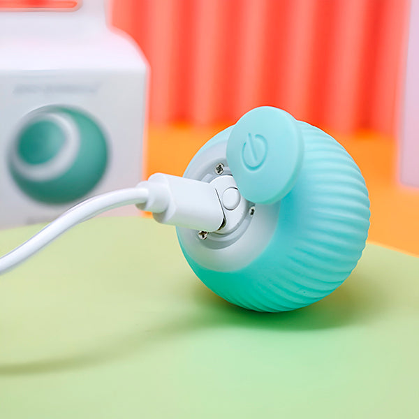 Automatisch rollende bal voor honden en katten, USB-oplaadbaar
