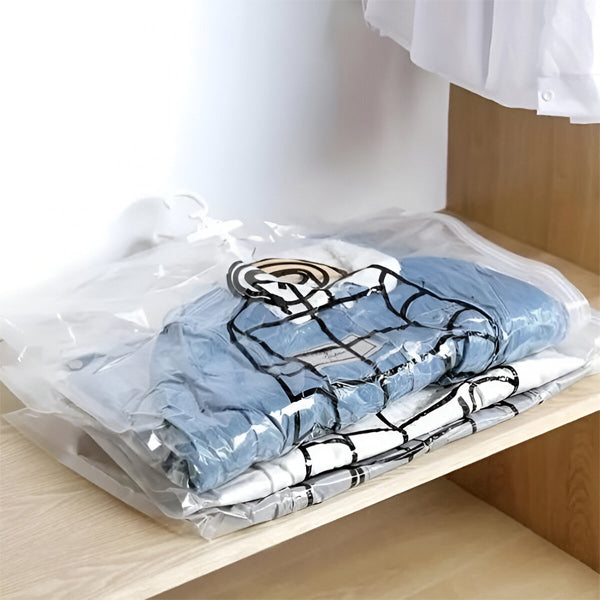Hollevo™ Hangende vacuümzakken voor je kledingkast, set van vier