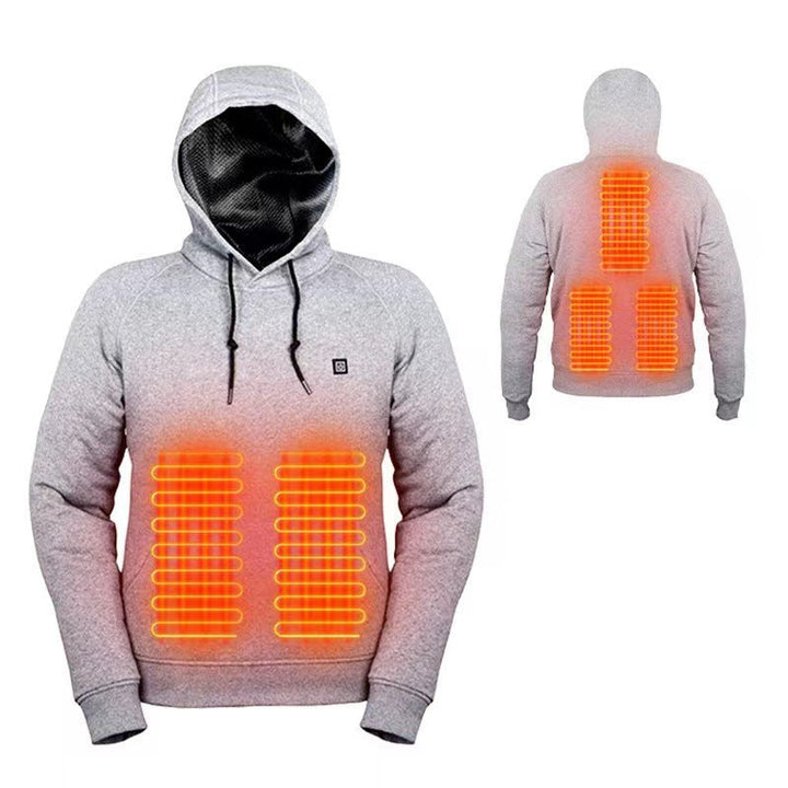 Damen beheizter hoodie met innovativem heizsystem drune