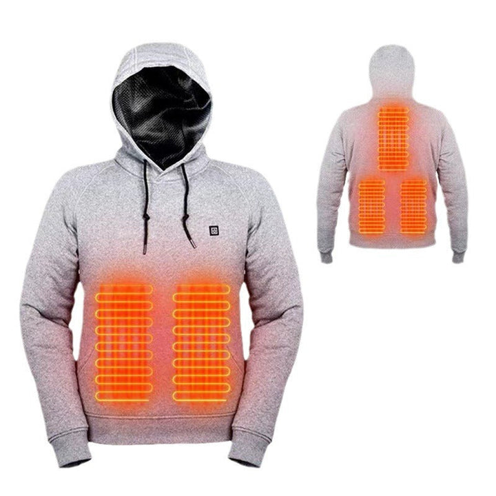 Damen beheizter hoodie met innovativem heizsystem drune