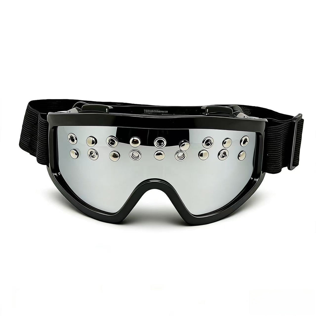 Dames sportief skibril met reflecterend lens bowlift