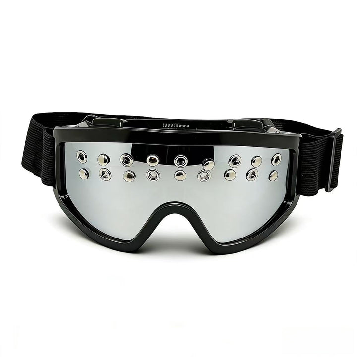 Dames sportief skibril met reflecterend lens bowlift