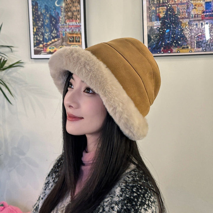 Dames imitatie bont winter muts muts