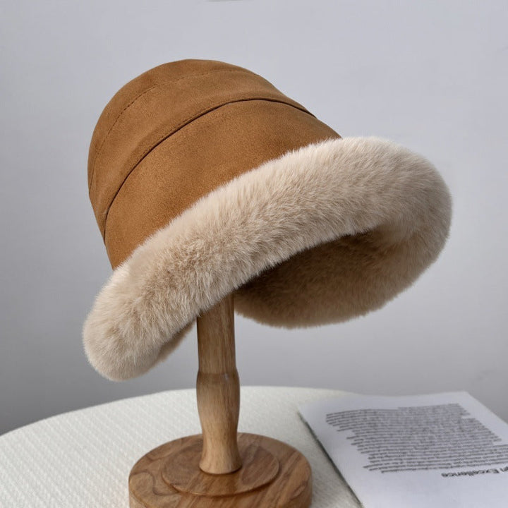 Dames imitatie bont winter muts muts