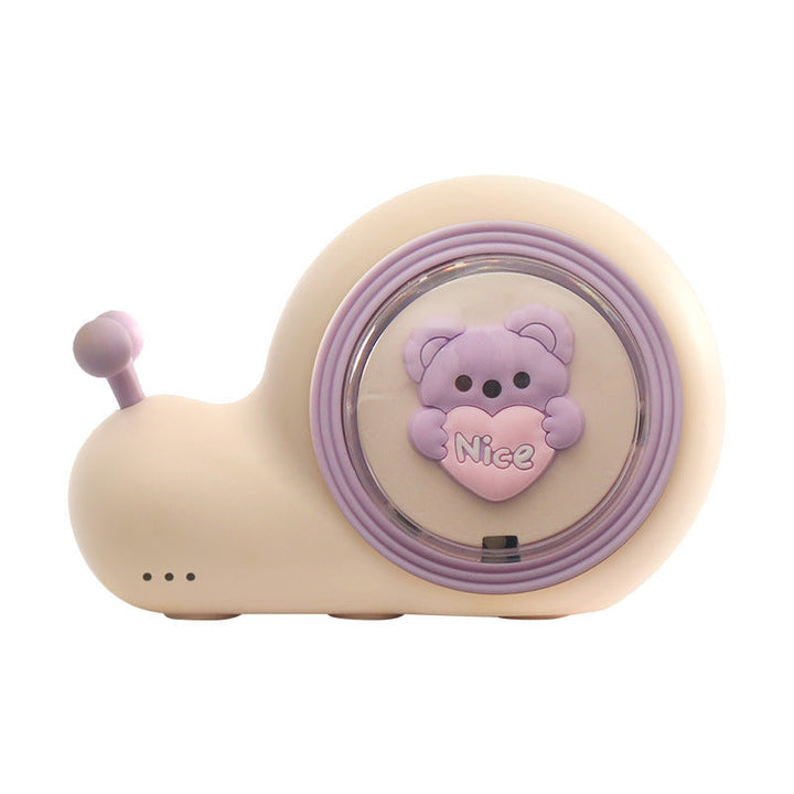 Dames draagbaar hand verwarmer in schattig snail ontwerp bowlift