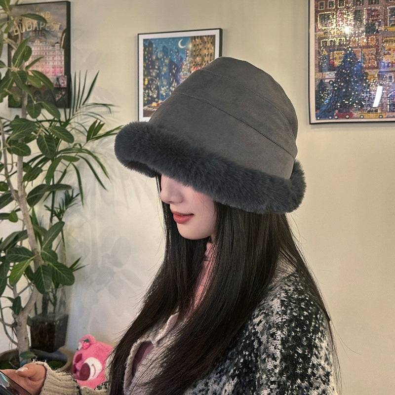Dames imitatie bont winter muts muts