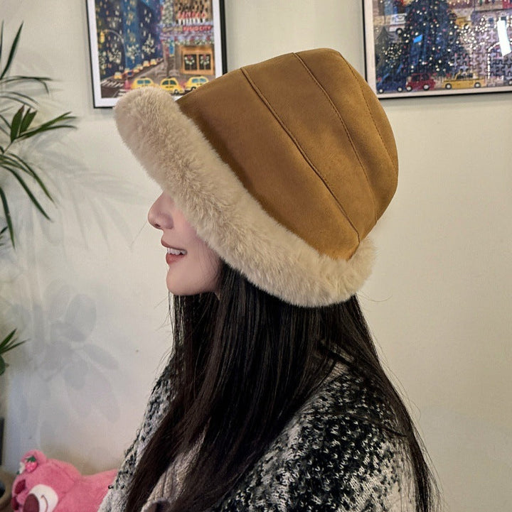 Dames imitatie bont winter muts muts