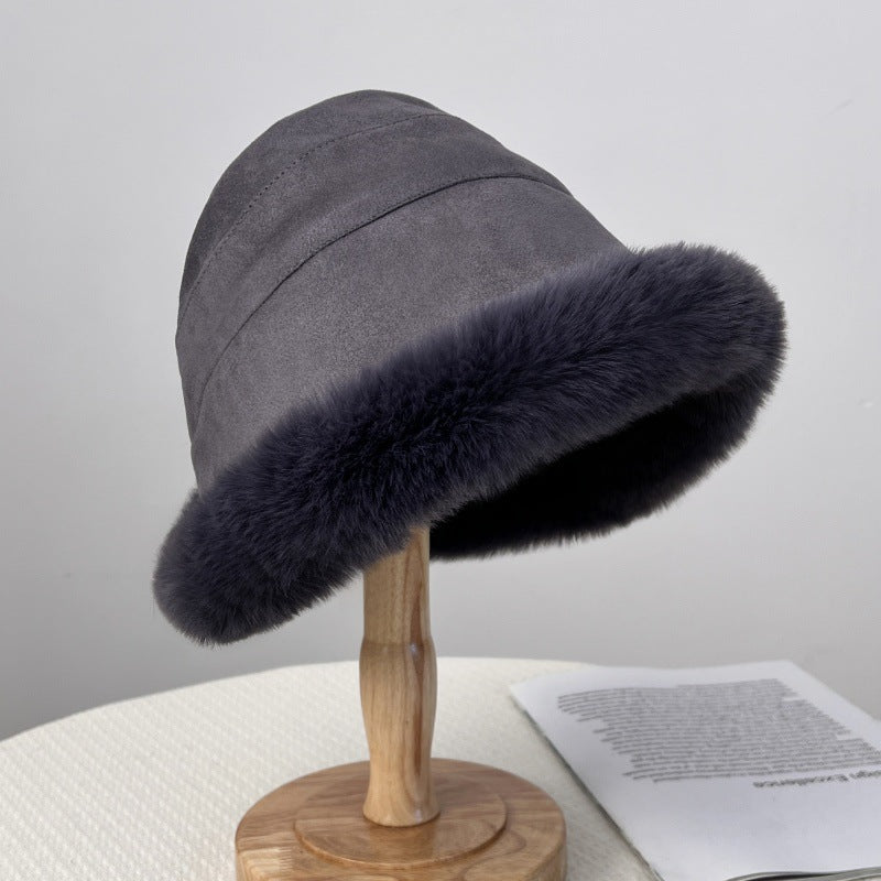 Dames imitatie bont winter muts muts