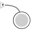Hollevo™ Vergrootspiegel 10x met ledlicht, zuignap en draaibare arm
