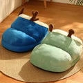 Hollevo™ Hondenmand in pantoffelvorm van zachte fleece