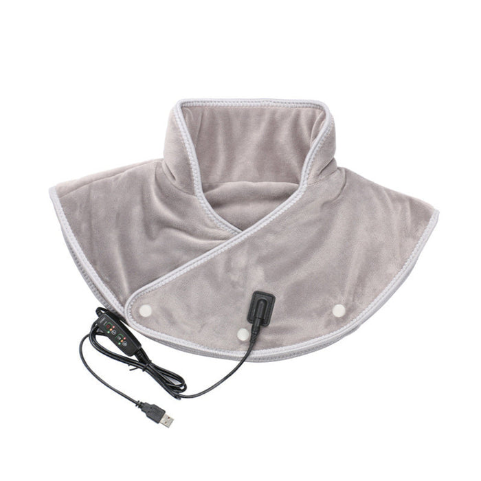 Hollevo™ Warmtekussen voor nek en schouders met massage, USB