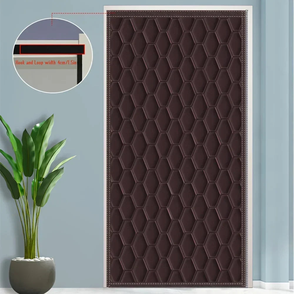 Thermohaven winter deur gordijn | koud &amp; geluid bescherming | warmte isolerend &amp; ondoorzichtig | ideaal voor thuis