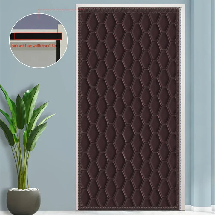 Thermohaven winter deur gordijn | koud &amp; geluid bescherming | warmte isolerend &amp; ondoorzichtig | ideaal voor thuis