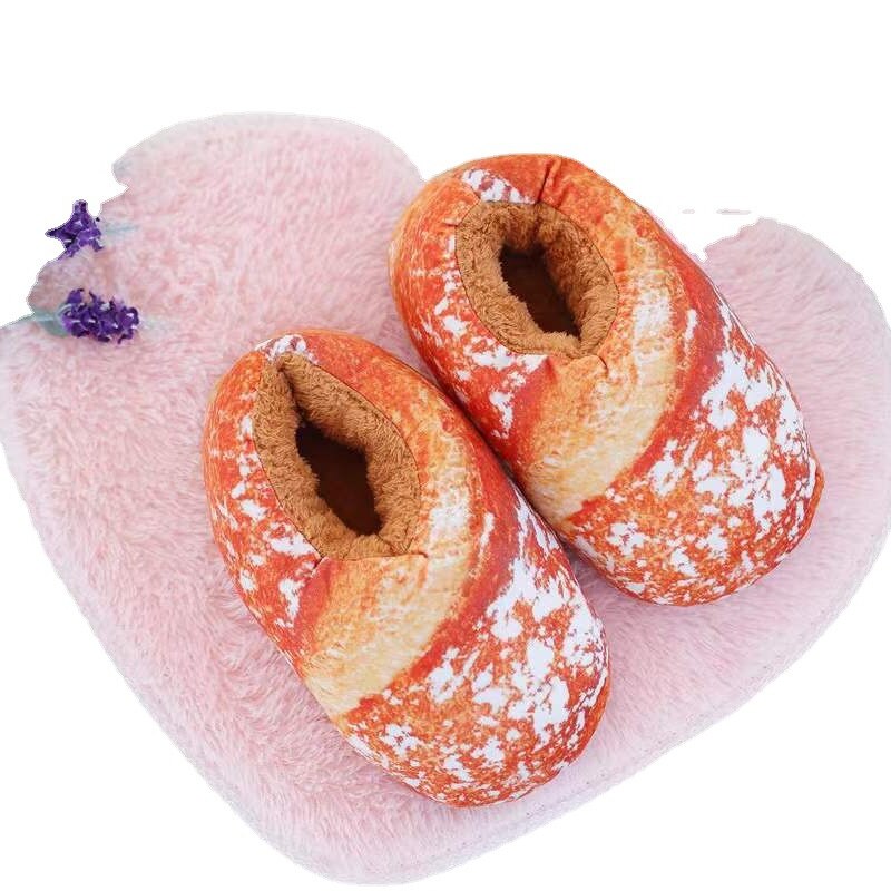 Creatief toast brood winter pantoffels