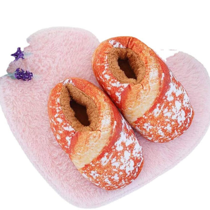Creatief toast brood winter pantoffels