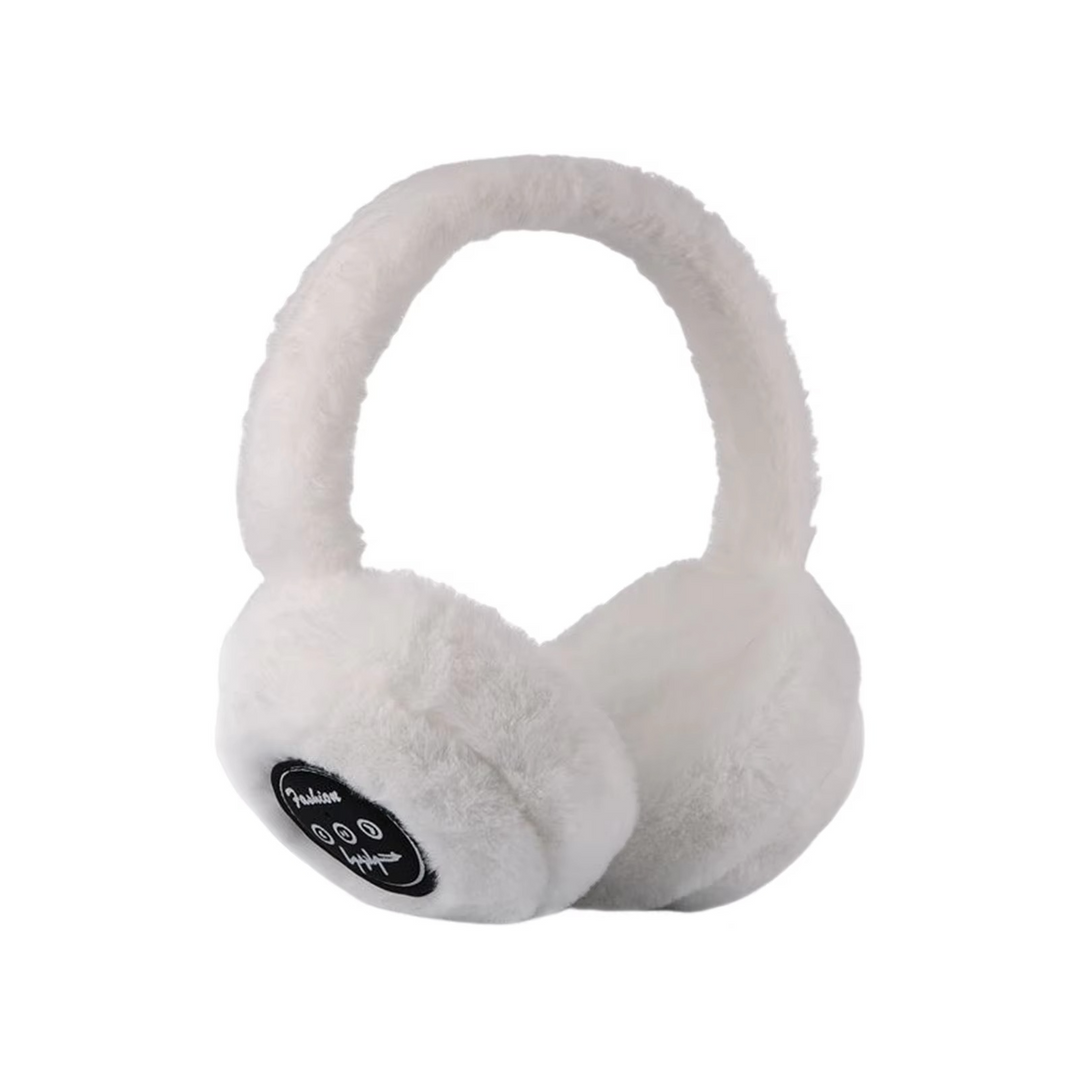 Pluche Bluetooth-oorwarmers met koptelefoon en zacht nepbont