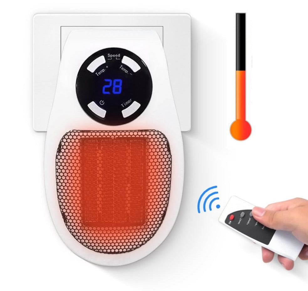 Hollevo™ Stopcontactkachel 500W met digitale thermostaat