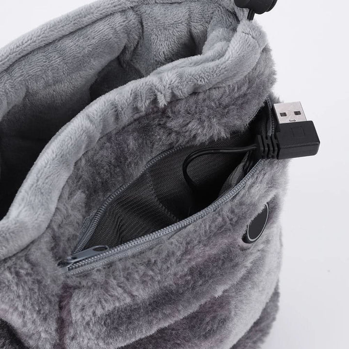 Hollevo™ Verwarmde USB-pantoffels van zachte pluche voor warme voeten